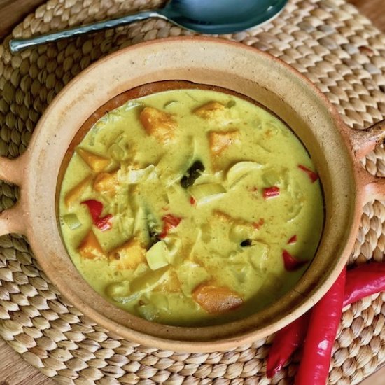 Easy Pumpkin Curry- Sri Lanka Style