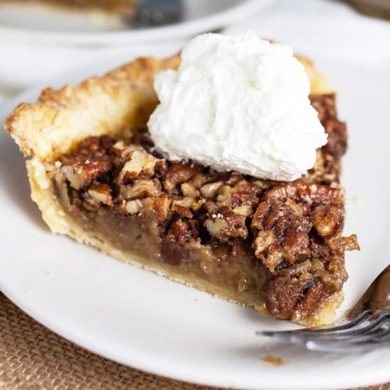 Maple Bourbon Pecan Pie