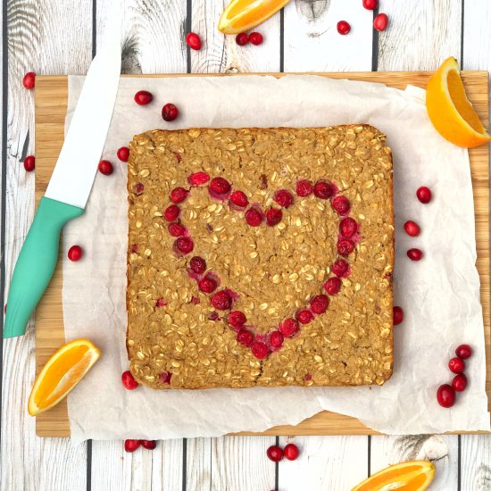 Cranberry Orange Baked Oatmeal