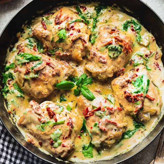 Creamy Sun-Dried Tomato Chicken