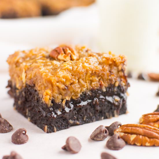 German Chocolate Brownies