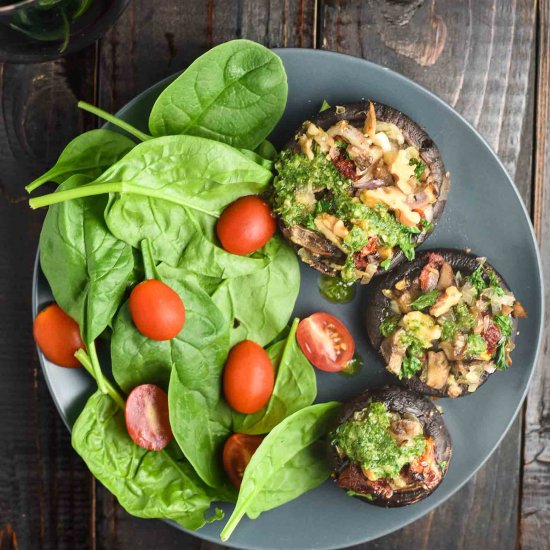 Vegan Stuffed Mushrooms