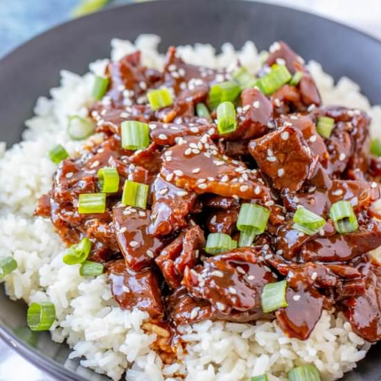 Slow Cooker Mongolian Beef