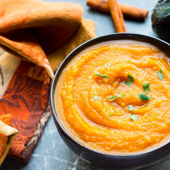 Roasted Pumpkin Pie Soup