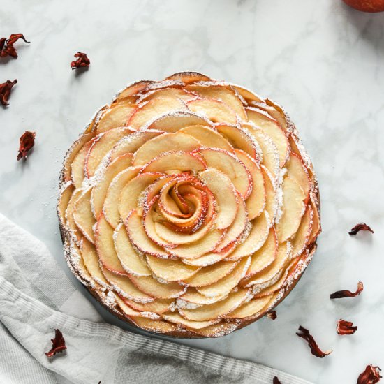 Apple Rose Cake