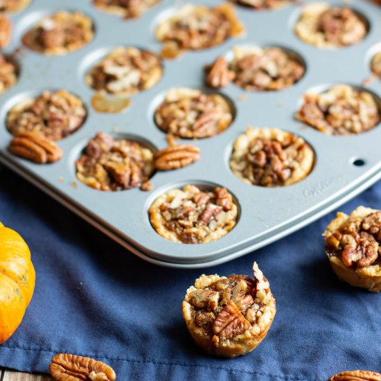 Mini Bourbon Pecan Pies