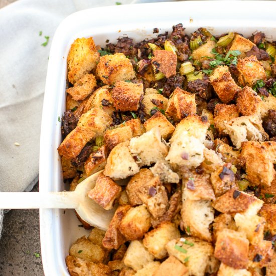 Sourdough Sausage Stuffing