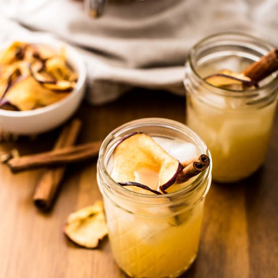 Apple Cider Punch with Bourbon