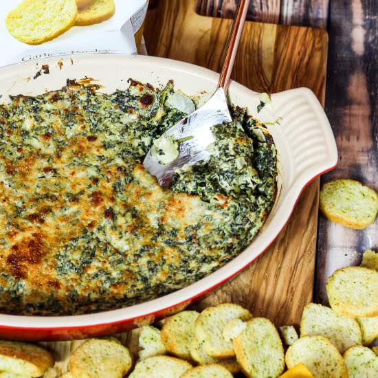 Creamy Spinach Kale Dip