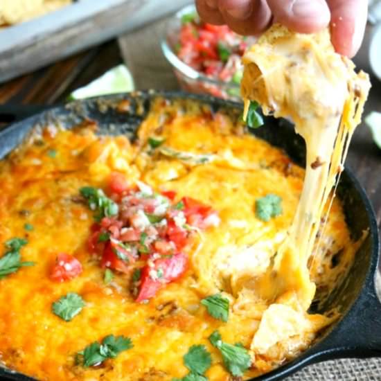 Easy Skillet Queso Dip