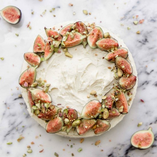 Spiced Chai Fig Cake