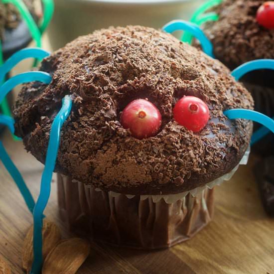 Spider Cupcakes for Halloween