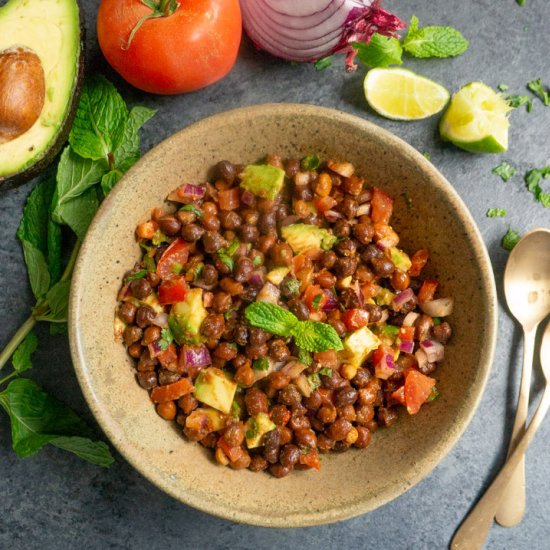 Black Chickpea Salad