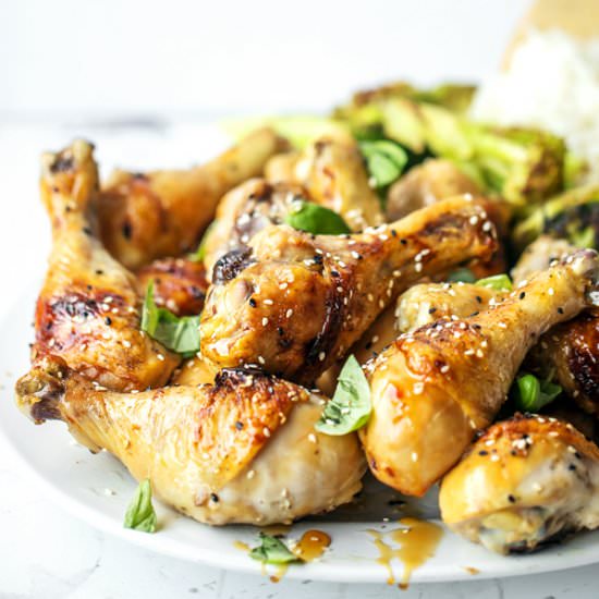 Baked Honey Ginger Chicken