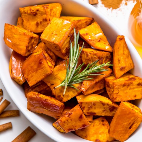 Honey Cinnamon Sweet Potatoes