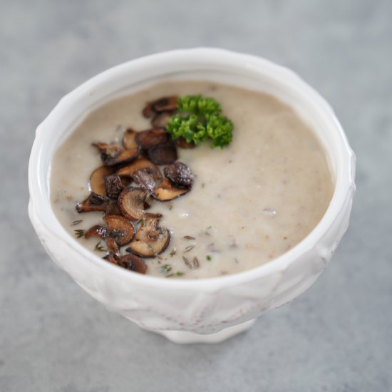 Dairy Free Cream of Mushroom Soup