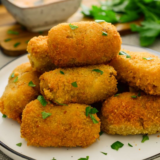 Mushroom croquettes