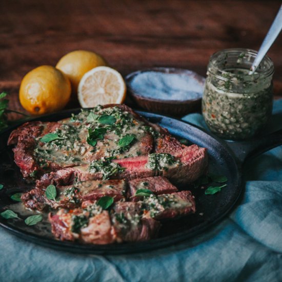 Sirloin Steak with Chimichurri