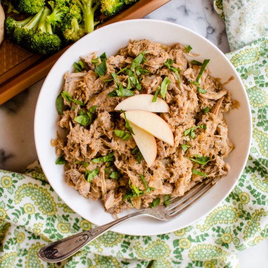 Instant Pot Apple Cider Pulled Pork