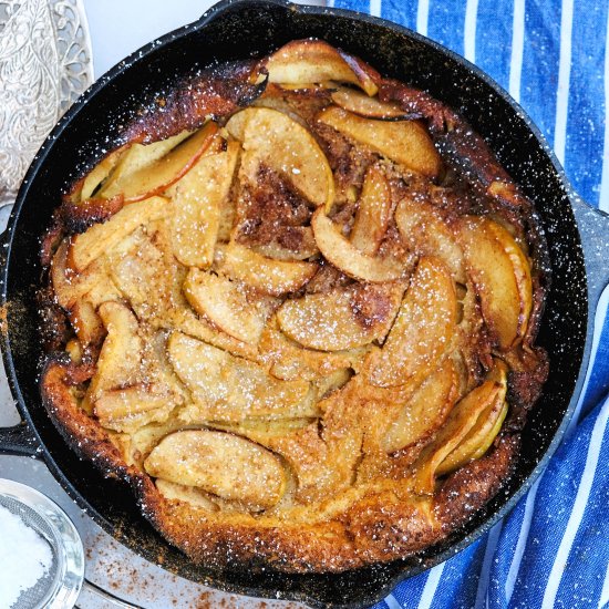 Cinnamon Apple Puff Pancake