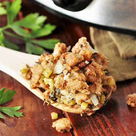 Slow Cooker Stuffing