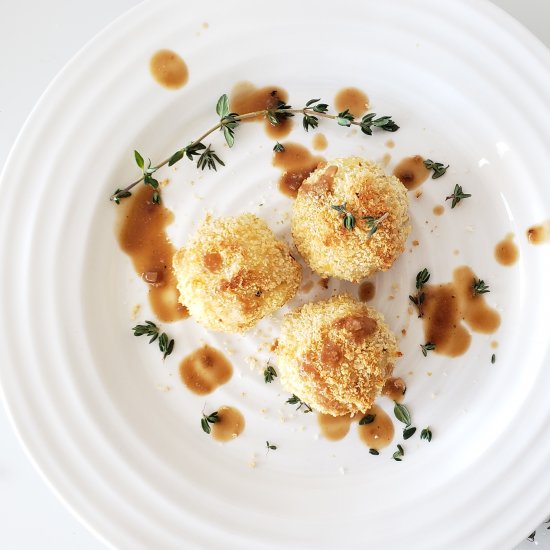 Vegan Baked Mashed Potato Balls