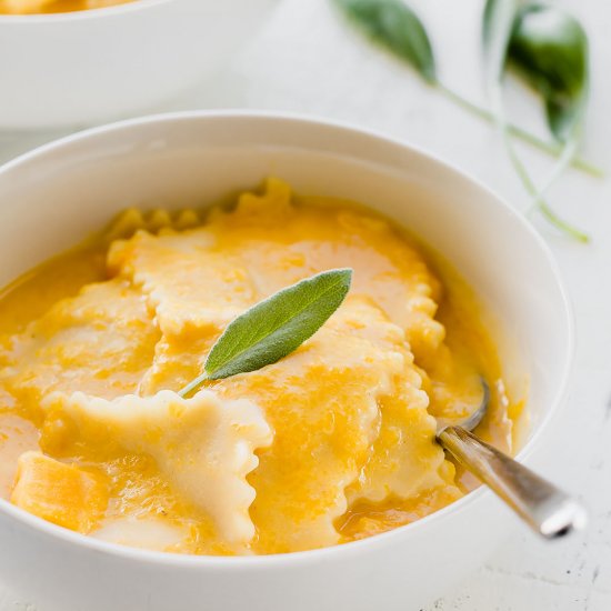 Instant Pot Butternut Squash Ravioli