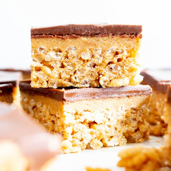 PB Cup Rice Crispy Treats