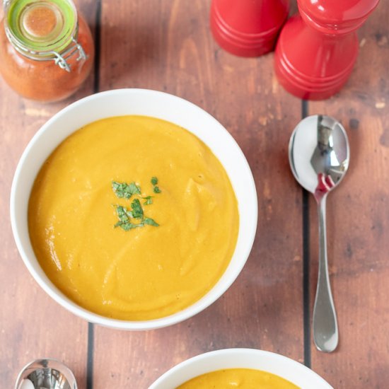 Sweet Potato Red Lentil Soup