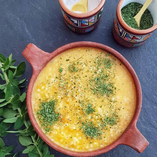 warming pumpkin zucchini soup