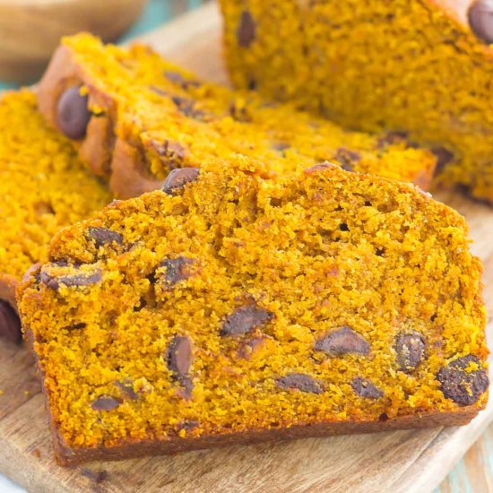 Pumpkin Peanut Butter Spice Bread