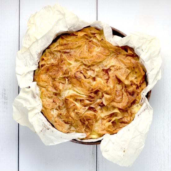 Ruffled Milk Pie