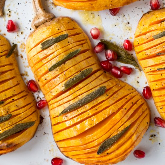 Hasselback Butternut Squash