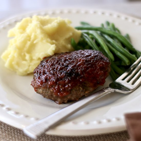 Glazed Mini Meat Loaves