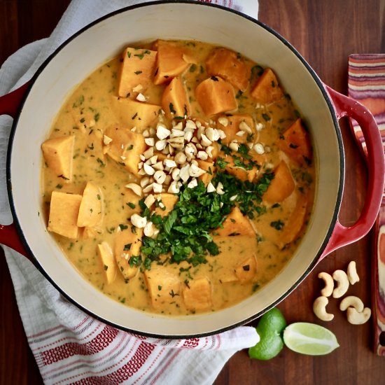 Thai Curried Sweet Potatoes