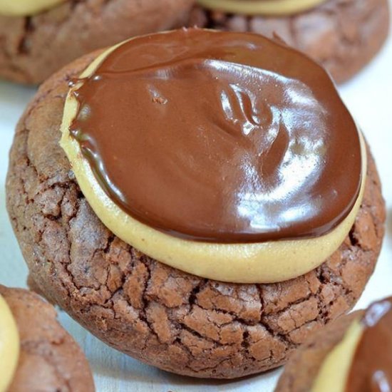 Buckeye Brownie Cookies