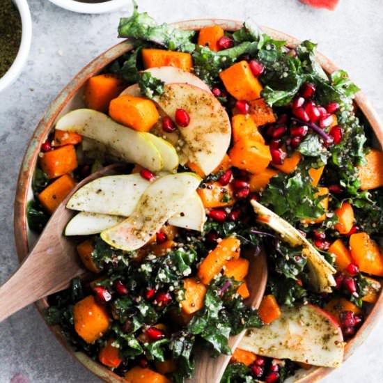 Harvest Za’atar Kale Salad