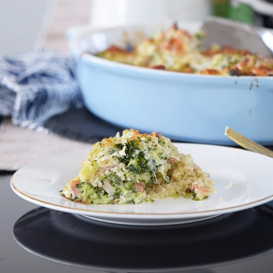 Quinoa and Broccoli Casserole