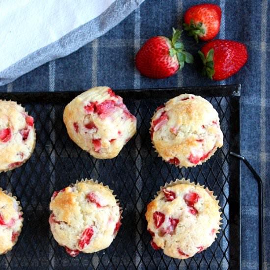 Strawberry Shortcake Muffins