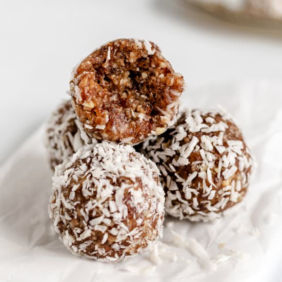 Salted Maple Pecan Pie Energy Balls