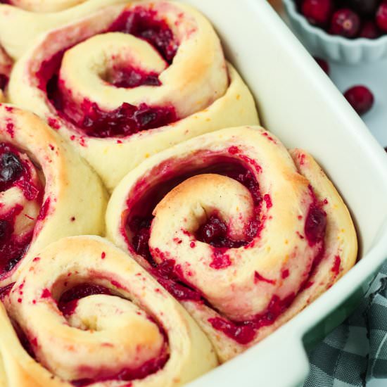 Cranberry Orange Sweet Rolls