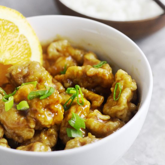 Spicy and Crispy Orange Chicken