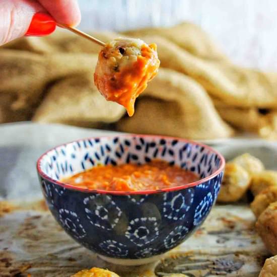 Baked Chicken Meatballs