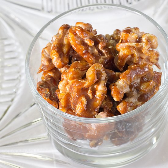 Ginger Sugar Walnuts