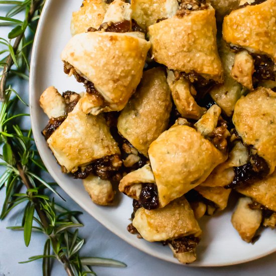 Rosemary Fig Rugelach