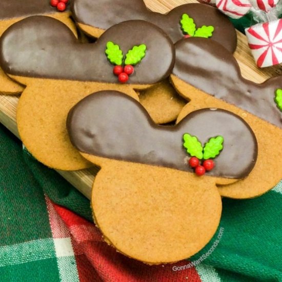 GINGERBREAD MICKEY COOKIES