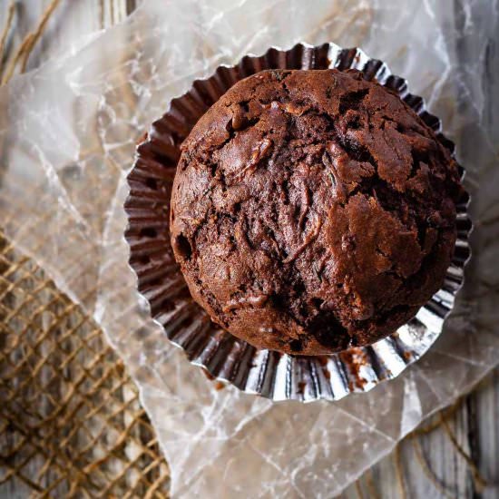 Chocolate Zucchini Muffins