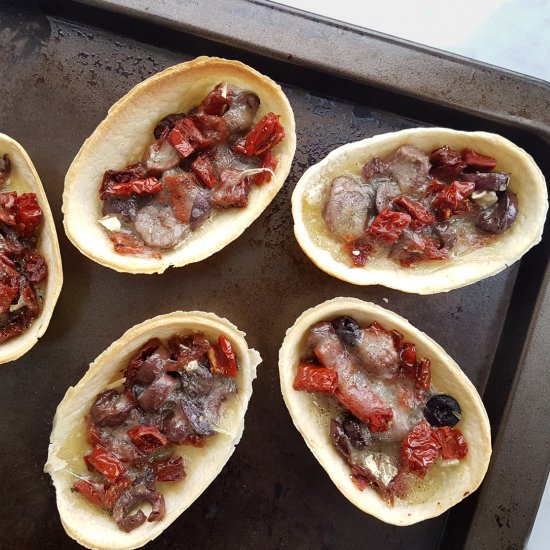 Baked Brie Tortilla Bowls