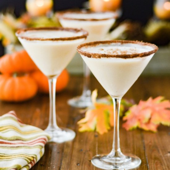 Pumpkin Spice Vodka Martini