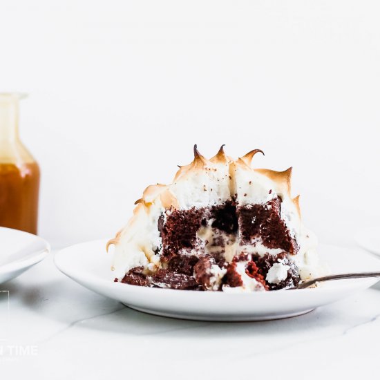 Easy Baked Alaska Cake